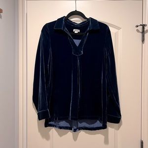 SUNDANCE brand velour top - Size S